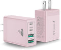 40W USB C Charger Cube, 4-Port QC Wall Plug +PD 3.0 Power Adapter Multiport by Aiminu