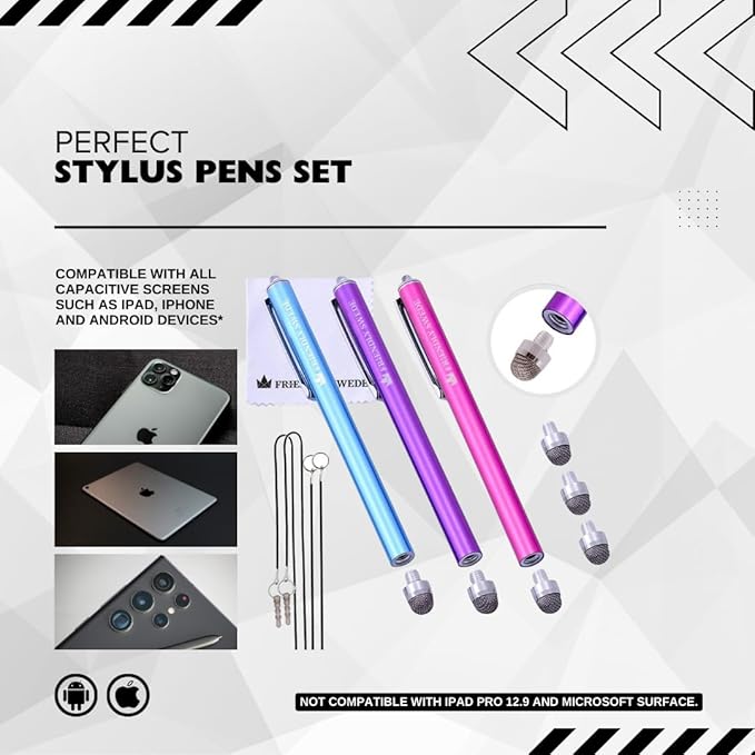 The Friendly Swede Mesh Tip Stylus Pen - Image 5