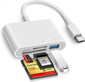 SD Card Reader, USB C to Micro SD/TF/CF Memory Card Reader, 4 in 1 USB Type C by OPxjzws