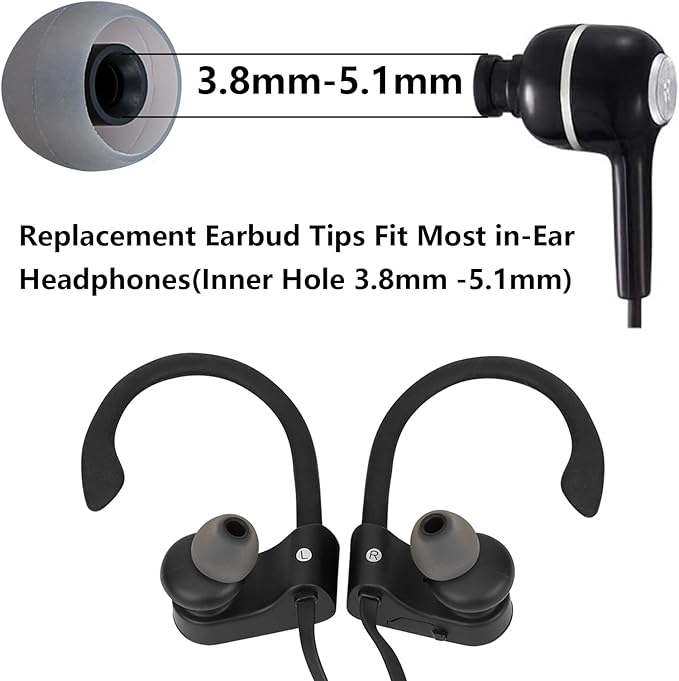 Earbud Replacement Tips Silicone Earbud Tips Earbud Covers Fit - Image 3
