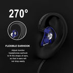 BASN Bsinger PRO in-Ear Monitors Hybrid Dynamic Dual Drivers Two Detachable - Image 3