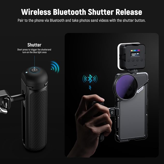 NEEWER S25 Ultra Phone Cage, PA082 Mobile Video Rig Phone Stabilizer - Image 4