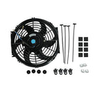 2PCS 10 Inch Universal High Performance Slim Fan Push Pull Electric Radiator - Image 5
