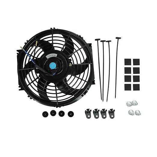 2PCS 10 Inch Universal High Performance Slim Fan Push Pull Electric Radiator - Image 5