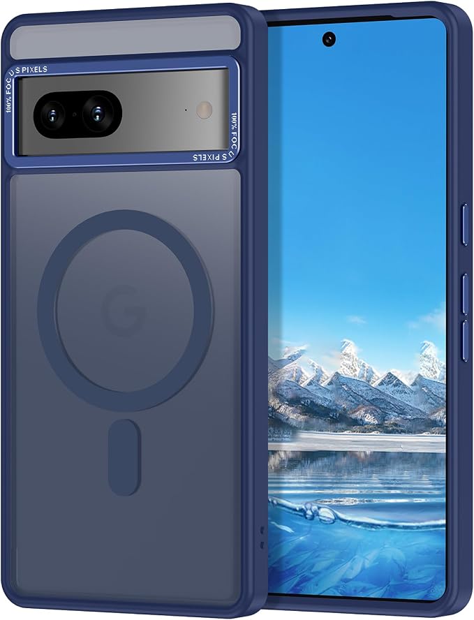 Magnetic for Google Pixel 7 Case, Shockproof Slim Translucent Matte Anti-Slip by Casehas