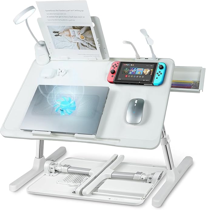 Laptop Lap Desk with Cooling Fan by IXTRA
