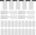 60 Pieces Self-Adhesive Cable Labels, Paste Wire Labels, Nylon Writable Cord by Eersida