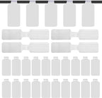 60 Pieces Self-Adhesive Cable Labels, Paste Wire Labels, Nylon Writable Cord by Eersida