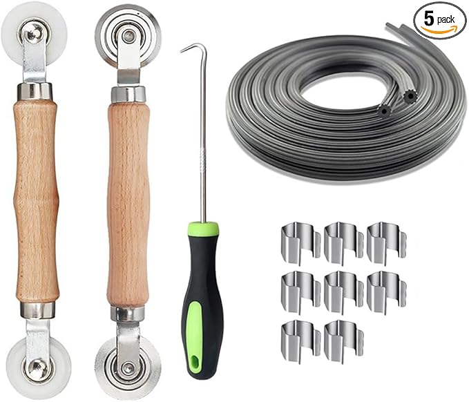 Windows Screen and Screen Door Repair Kit Including Steel/Nylon Roller by TAKELABLAZE