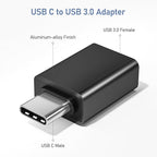 Basesailor USB C to USB Adapter 3Pack, USB C Male to USB A 3.0 Female Adapter - Image 2