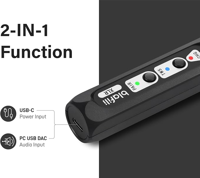 XLR Portable Bluetooth v5.1 Music Receiver, aptX HD aptX Low Latency AAC SBC TWS - Image 9