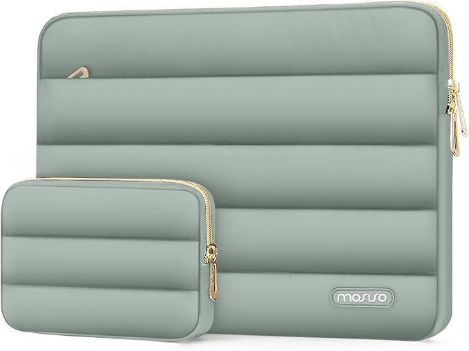 MOSISO 13.3 inch Laptop Case, 13-13.3 inch Puffy Laptop Sleeve Compatible by MOSISO