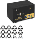 CKLau 2 Port USB 3.0 Quad Monitor KVM Switch HDMI 2.1 8K@60Hz 4K@144Hz by CKLAUTECHNOLOGIESINC