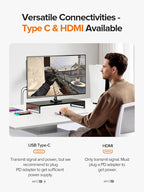 UPERFECT 24" 120Hz Portable Monitor 1080P 100% sRGB - Image 8