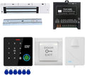 Door Access Control System IP67 Waterproof RFID Fingerprint Keypad Exit Button by YUHANUS