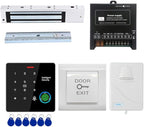 Door Access Control System IP67 Waterproof RFID Fingerprint Keypad Exit Button by YUHANUS