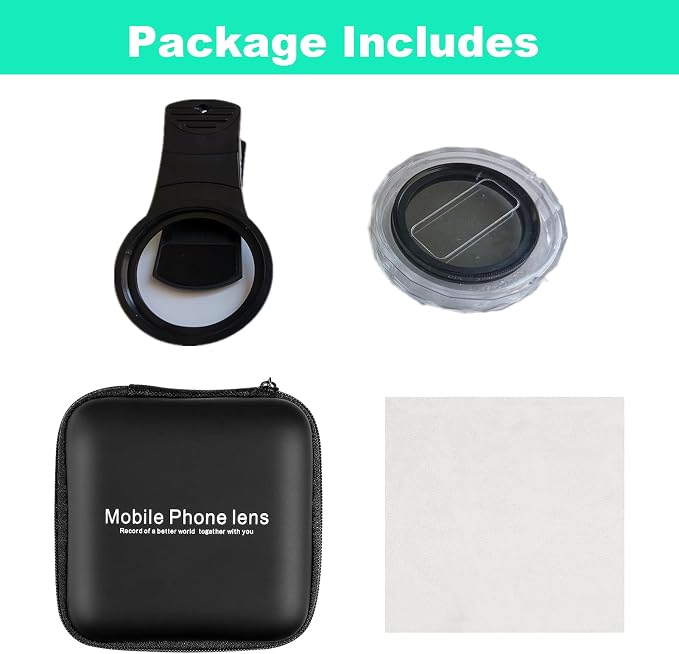 37mm CPL Phone Camera Lens, Clip-On Cellphone Lens CPL Filter Polarizer - Image 7