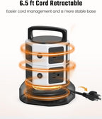 Tower Surge Protector Power Strip, JACKYLED Extension Cord - Image 4