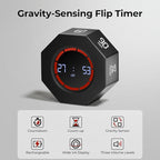 Rechargeable Pomodoro Timer, 8-Angle Auto-Rotating Screen - Image 3