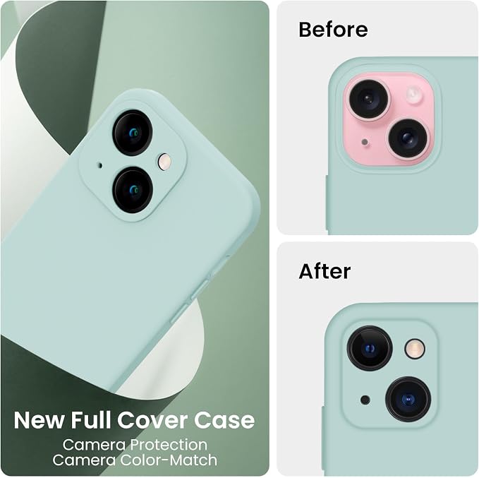 FireNova Designed for iPhone 15 Plus Case, Silicone Case with, Soft - Image 3