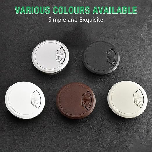 5 Pcs Desk Grommet 2-1/16" / 53 mm, Desk Cord Hole Cover, Cable Grommet ABS - Image 8