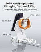 3-in-1 Wireless Charger for iPhone, 15W Fast Wireless Charging Station - Image 4