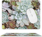 Cute Succulents Mouse Pad, Natural Plants Mousepad - Image 6