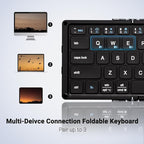 iClever Foldable Bluetooth Keyboard, BK18 Foldable Keyboard - Image 5