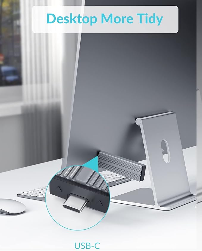 PHIXERO 10Gbps SSD Enclosure, Tool-Free and Wireless. Compactible - Image 5