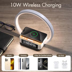 Wireless Charging Station with Alarm Clock, Bedside Lamp with Sunrise Wake-Up - Image 5