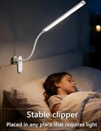 2 Pack LED Clip On Reading Light, Desk Lamp - Image 8