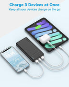 AsperX 2-Pack 10000mAh USB C Output Portable Charger Power Bank Fast Charging - Image 4