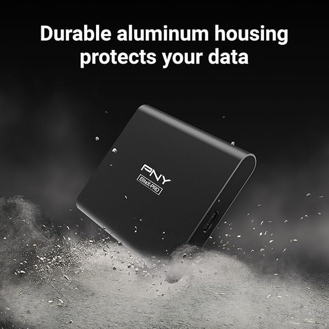 PNY EliteX-PRO 2TB USB 3.2 Gen 2x2 Type-C Portable Solid State Drive – - Image 7