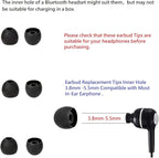 36 Pieces Small Earbud Tips Soft and Comfortable Silicone Earbud Tips Ear Bud - Image 3