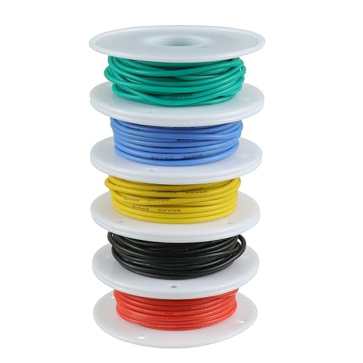 BOJACK 20 AWG Flexible Silicone Wire Electric Wire Hook up Wire Kit 300V Cables - Image 3