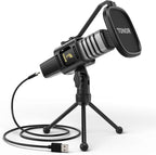 TONOR USB Microphone for PC, Cardioid Condenser Computer Mic by TONOR