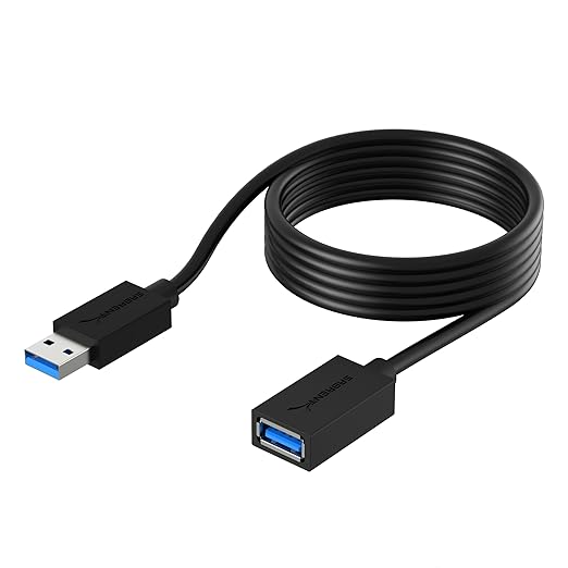 SABRENT 22AWG USB 3.0 Extension Cable A Male to A Female 6 Feet by SABRENT