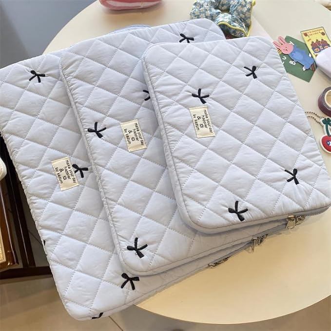 Cute Bow Graphic Carrying Laptop Bag Y2K Preppy Laptop Sleeve Case Bag Kawaii - Image 4