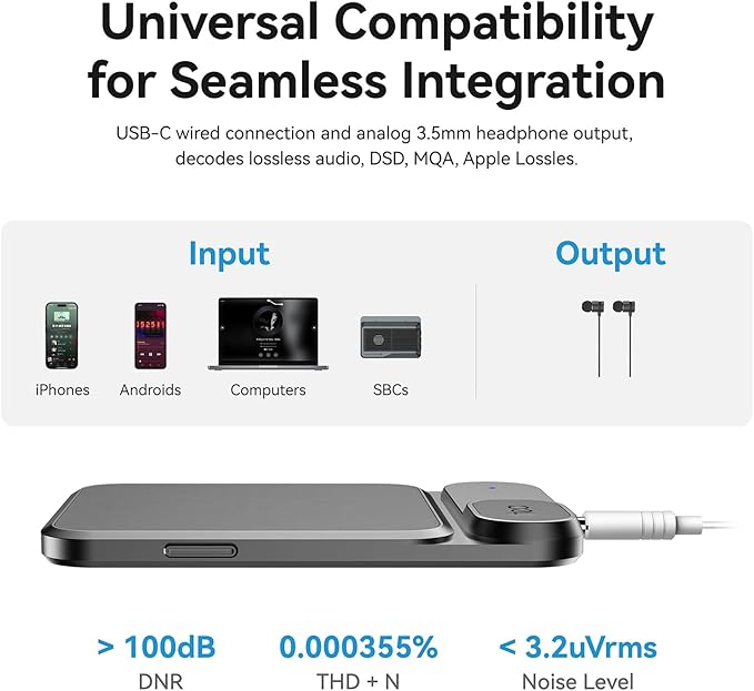 KHADAS Tea Portable Headphone Amplifier, DAC Magnetic Amplifier Bluetooth 5.0 - Image 3