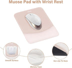 MOSISO Wrist Rest Support for Mouse Pad&Keyboard Set, Rectangular Ergonomic - Image 3