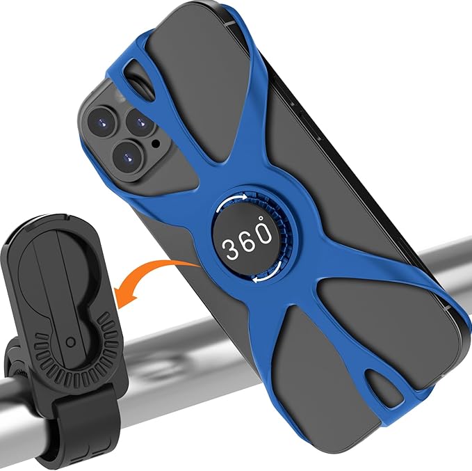 Detachable Bike Phone Mount, Universal Bicycle Phone Holder- 360° Rotatable by Unknown
