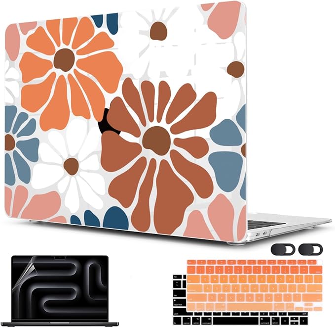CISSOOK Compatible with MacBook Air 13.3 inch Case M1 A2337 A2179 A1932 by CISSOOK
