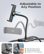 SAIJI iPad Stand, Adjustable Ergonomic Tablet Holder - Image 2