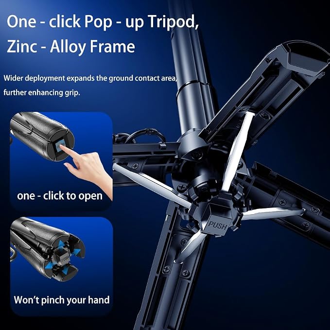 4-in-1 Multi-Functional 360° Rotating Mini Magnetic Portable Selfie Stick - Image 5