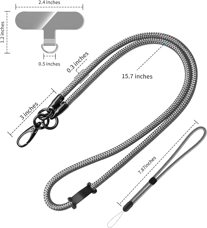 Cell Phone Lanyard Holder Anti Theft Crossbody Phone Wrist & Neck Strap - Image 5