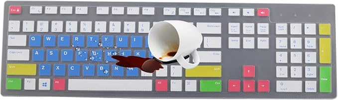 Keyboard Cover Skin for Dell KM636 KB216 KB216t KB216d KB216p Wired & Wireless - Image 7