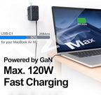 JMFONE Universal Travel Adapter GaN 120W, International Power Adapter - Image 3