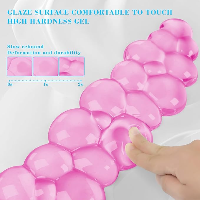 Gel Cloud Keyboard and Mouse Wrist Rest, Cute Wrist Support and Arm Support - Image 4