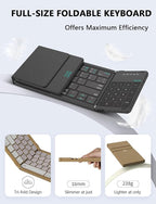Nillkin Foldable Keyboard with Touchpad, Full Size Keys, Large Trackpad Small - Image 7