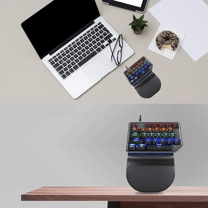 MOTOSPEED K27 One-Handed Mechanical Mini Gaming Keypad 27 Keys, 9 LED Backlit - Image 7